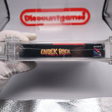 CHUCK ROCK - WATA GRADED 9.2 B+! NEW & Factory Sealed with Authentic V-Seam! (SNES Super Nintendo)