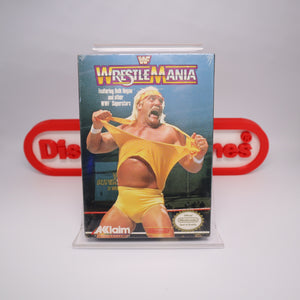 WWF WRESTLEMANIA - NEW & Factory Sealed with Authentic H-Seam! WWE HULK HOGAN (NES Nintendo)