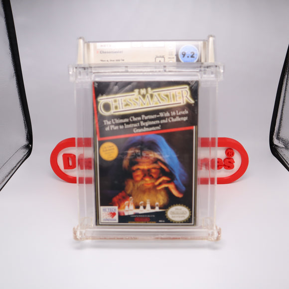 CHESSMASTER, THE / CHESS MASTER - WATA GRADED 9.2 A! NEW & Factory Sealed with Authentic H-Seam! (NES Nintendo)