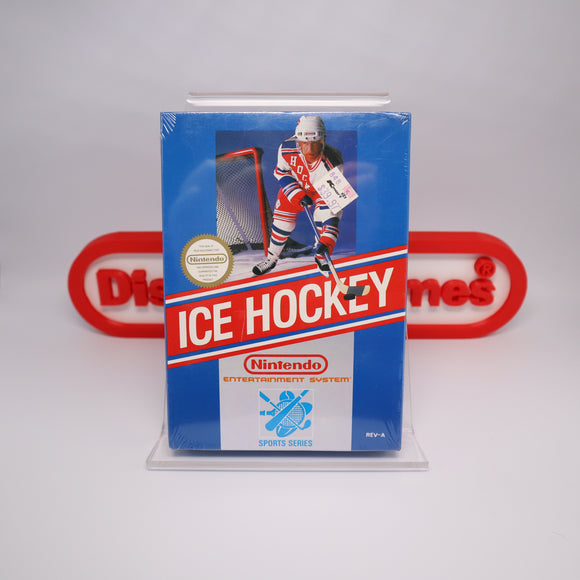 ICE HOCKEY - NEW & Factory Sealed with Authentic H-Seam! (NES Nintendo)
