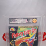 FRIDAY THE 13th - VGA GRADED 85+ UNCIRCULATED ARCHIVAL! NEW & Factory Sealed with Authentic H-Seam! (NES Nintendo)