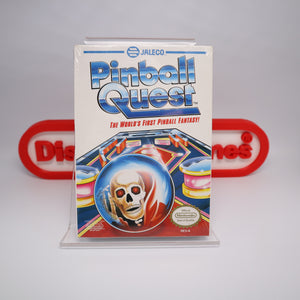 PINBALL QUEST - NEW & Factory Sealed with Authentic H-Seam! (NES Nintendo)