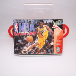 KOBE BRYANT in NBA COURTSIDE - NEW & Factory Sealed with Authentic V-Seam! (N64 Nintendo 64)