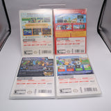 SUPER MARIO lot of 9 - All NEW & Factory Sealed with Y-Fold! (Nintendo Wii) Galaxy, Strikers, Kart, Sluggers ++