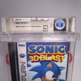 SONIC 3D BLAST - WATA GRADED 8.5 A+! NEW & Factory Sealed! 3-D (Sega Saturn)