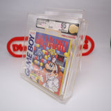 DR. MARIO - VGA GRADED 95 GOLD UNCIRCULATED! NEW & Factory Sealed with Authentic H-Seam! (Nintendo Game Boy GB)