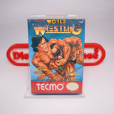 TECMO WORLD WRESTLING - NEW & Factory Sealed with Authentic H-Seam! (NES Nintendo)