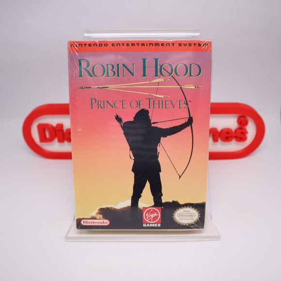 ROBIN HOOD: PRINCE OF THIEVES - NEW & Factory Sealed with Authentic H-Seam! (NES Nintendo)