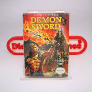 DEMON SWORD - NEW & Factory Sealed with Authentic H-Seam! (NES Nintendo)