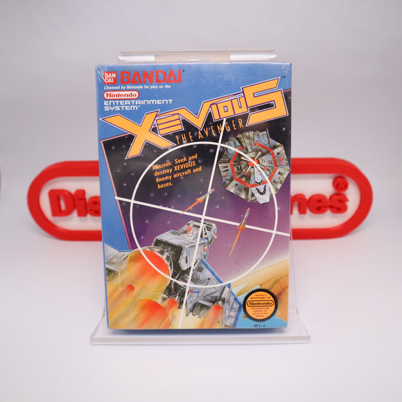 XEVIOUS: THE AVENGER - NEW & Factory Sealed with Authentic H-Seam! (NES Nintendo)
