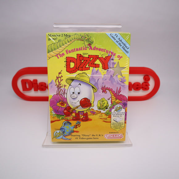 THE FANTASTIC ADVENTURES OF DIZZY - GOLD Cartridge - NEW & Factory Sealed! (NES Nintendo)