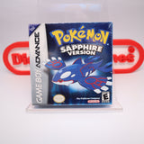 POKEMON SAPPHIRE VERSION - NEW & Factory Sealed with Authentic H-Seam! (Game Boy Advance GBA)