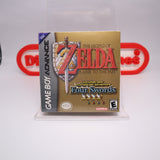 LEGEND OF ZELDA: A LINK TO THE PAST & FOUR SWORDS - NEW & Factory Sealed with Authentic Overlap-Seam! (Game Boy Advance GBA)