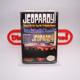 JEOPARDY! THE ORIGINAL VERSION - NEW & Factory Sealed with Authentic H-Seam! (NES Nintendo)