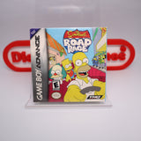 SIMPSONS: ROAD RAGE - NEW & Factory Sealed with Authentic LRB-Seam! (Game Boy Advance GBA)