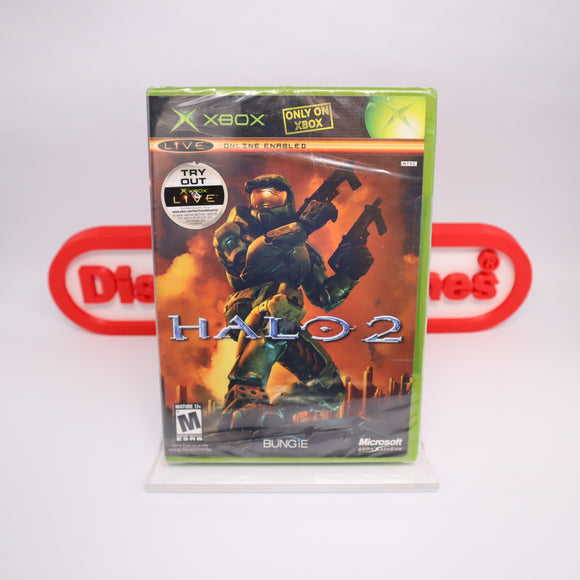 HALO 2 II - NEW & Factory Sealed with COA Security Sticker! (XBOX)