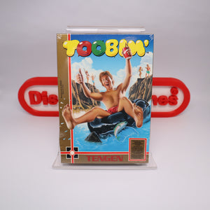 TOOBIN' / TOOBING - NEW & Factory Sealed with Authentic Tengen V-Overlap Seam! (NES Nintendo)