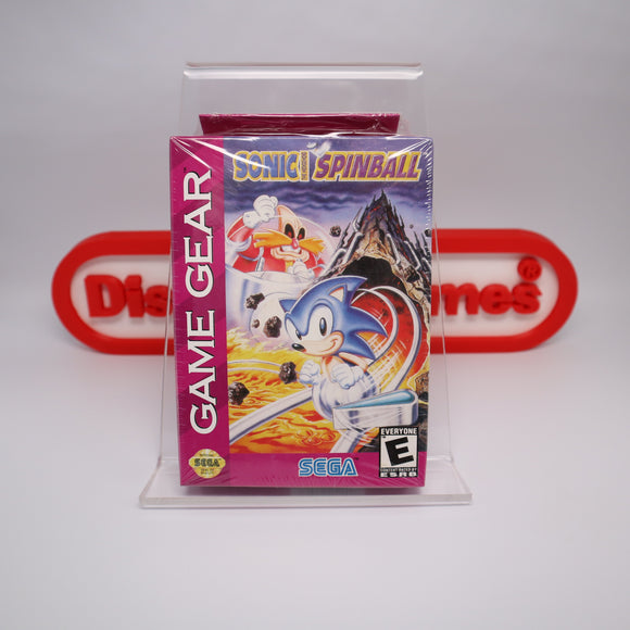 SONIC SPINBALL - NEW & Factory Sealed! Sonic The Hedgehog (Sega Game Gear)