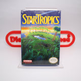 STAR TROPICS / STARTROPICS - NEW & Factory Sealed with Authentic H-Seam! (NES Nintendo)