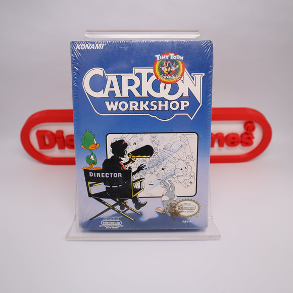 TINY TOON ADVENTURES: CARTOON WORKSHOP - NEW & Factory Sealed with Authentic H-Seam! (NES Nintendo)