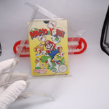 MARIO & YOSHI - Sticker Sealed Italian Version! - NEW & Factory Sealed! (NES Nintendo)