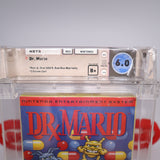 DR. MARIO - WATA GRADED 6.0 B+! NEW & Factory Sealed with Authentic H-Seam! (NES Nintendo)