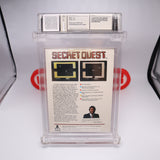 SECRET QUEST - NEW & Factory Sealed - WATA Graded 9.8 A++ (Atari 2600) Highest Score!