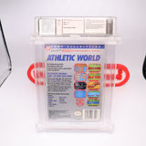ATHLETIC WORLD - WATA GRADED 7.5 A! NEW & Factory Sealed with Authentic H-Seam! (NES Nintendo)