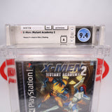 X-MEN: MUTANT ACADEMY 2 - WATA Graded 9.4 A! NEW & Factory Sealed! (Playstation 1 / PS1)