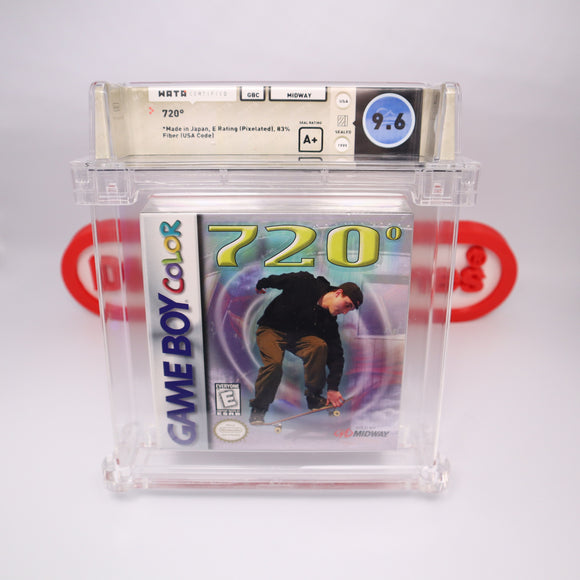 720 DEGREES - WATA GRADED 9.6 A+! NEW & Factory Sealed with Authentic H-Seam! (Nintendo Game Boy Color GBC)