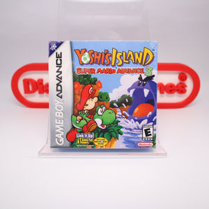 SUPER MARIO ADVANCE 3: YOSHI'S ISLAND - NEW & Factory Sealed with Authentic H-Seam! (Game Boy Advance GBA)