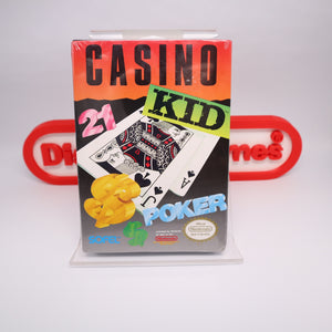 CASINO KID - NEW & Factory Sealed with Authentic H-Seam! (NES Nintendo)