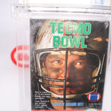 TECMO BOWL - WATA GRADED 6.5 A! NEW & Factory Sealed with Authentic H-Seam! (NES Nintendo)