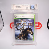 TWO WORLDS - NEW & Factory Sealed - WATA Graded 9.8 A+ (Xbox 360)