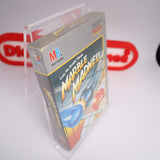 MARBLE MADNESS - NEW & Factory Sealed with Authentic H-Seam! (NES Nintendo)