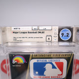 MAJOR LEAGUE BASEBALL / MLB - WATA GRADED 9.2 A! NEW & Factory Sealed with Authentic H-Seam! (NES Nintendo)