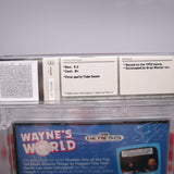 WAYNE'S WORLD - WATA GRADED 9.2 B+! NEW & Factory Sealed! Tube Seam! (Sega Genesis)