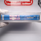 WAYNE'S WORLD - WATA GRADED 9.2 B+! NEW & Factory Sealed! Tube Seam! (Sega Genesis)