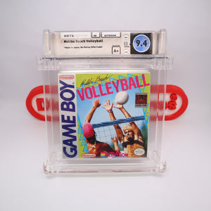 MALIBU BEACH VOLLEYBALL - WATA GRADED 9.4 A+ NEW & Factory Sealed with Authentic H-Seam! (Nintendo Game Boy GB)