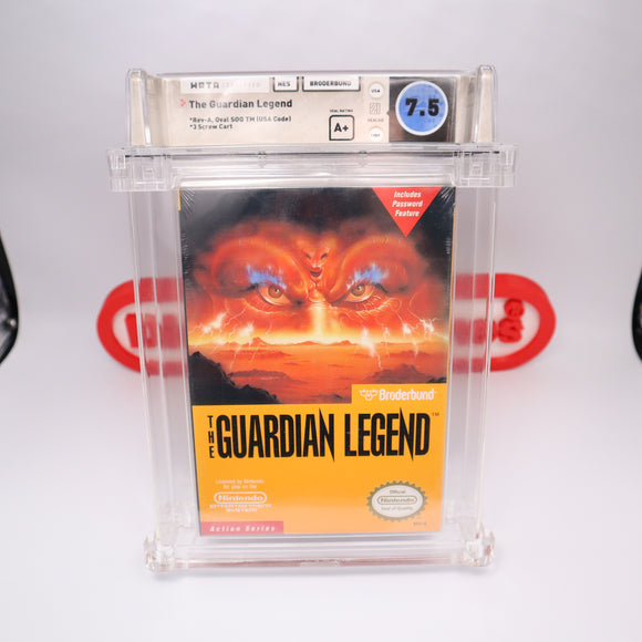 GUARDIAN LEGEND, THE - WATA GRADED 7.5 A+! NEW & Factory Sealed with Authentic H-Seam! (NES Nintendo)