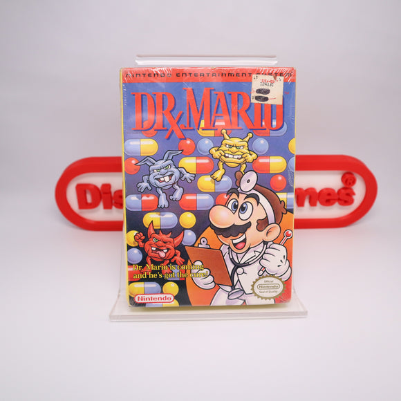 DR. MARIO - NEW & Factory Sealed with Authentic H-Seam! (NES Nintendo)