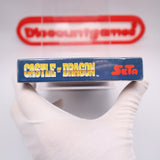 CASTLE OF DRAGON - NEW & Factory Sealed with Authentic H-Seam! (NES Nintendo)