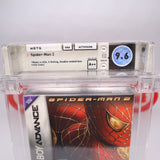 SPIDER-MAN 2 / SPIDERMAN 2 - WATA GRADED 9.6 A++! NEW & Factory Sealed! (Nintendo Game Boy Advance GBA)