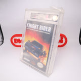 KNIGHT RIDER - VGA GRADED 85 NM+! NEW & Factory Sealed with Authentic H-Seam! (NES Nintendo)