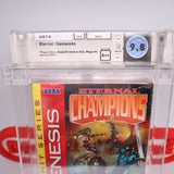 ETERNAL CHAMPIONS - HIGHEST WATA GRADED 9.8 A++! NEW & Factory Sealed! (Sega Genesis)