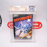 DEFENDER II 2 - WATA GRADED 8.0 B+ THE CAROLINA COLLECTION! NEW & Factory Sealed with Authentic H-Seam! (NES Nintendo)