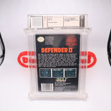 DEFENDER II 2 - WATA GRADED 8.0 B+ THE CAROLINA COLLECTION! NEW & Factory Sealed with Authentic H-Seam! (NES Nintendo)