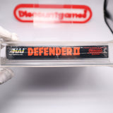 DEFENDER II 2 - WATA GRADED 8.0 B+ THE CAROLINA COLLECTION! NEW & Factory Sealed with Authentic H-Seam! (NES Nintendo)