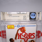 HOOPS Basketball - WATA GRADED 7.5 A! NEW & Factory Sealed with Authentic H-Seam! (NES Nintendo)
