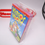 WARIO'S WOODS - NEW & Factory Sealed with Authentic H-Seam! (NES Nintendo) Mario